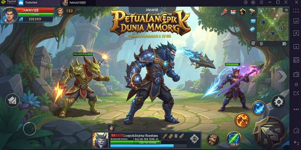 Gameplay AMAVI88 dengan grafis yang menakjubkan dan dunia luas.