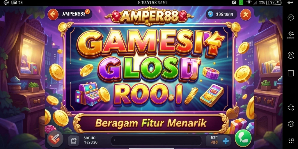 Tampilan gameplay menarik dari AMPER88 yang memukau.