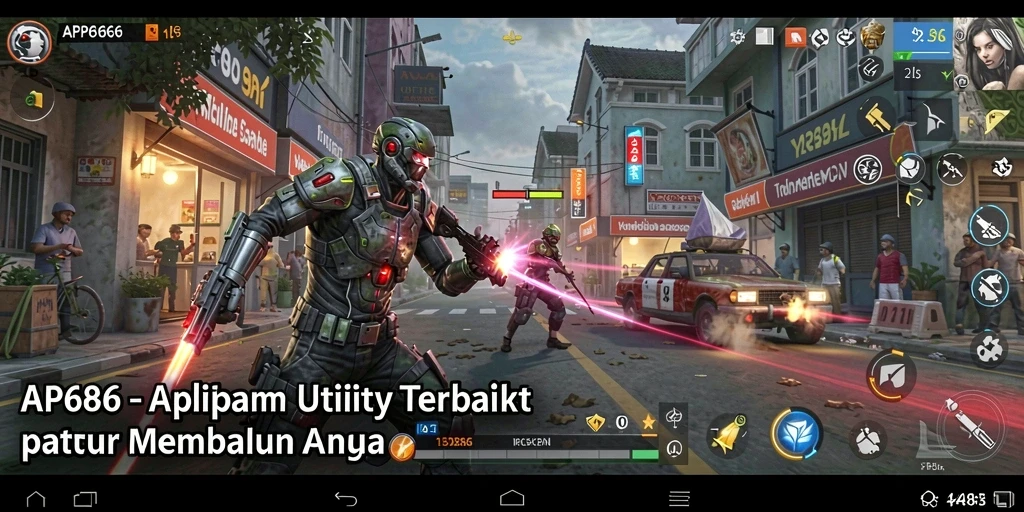 Tampilan menarik dari aplikasi AP686 yang berfungsi sebagai utility.