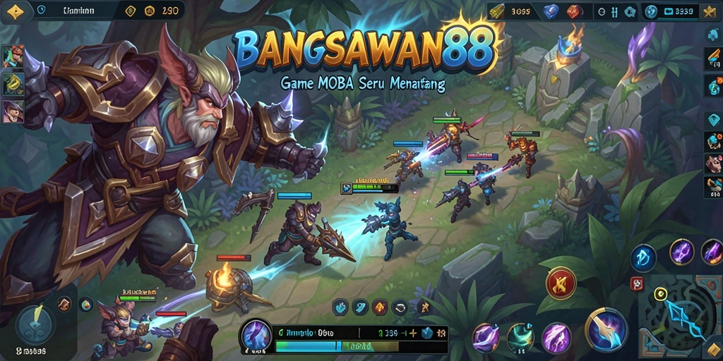 Tampilan gameplay seru dari BANGSAWAN88 dengan karakter yang menarik.