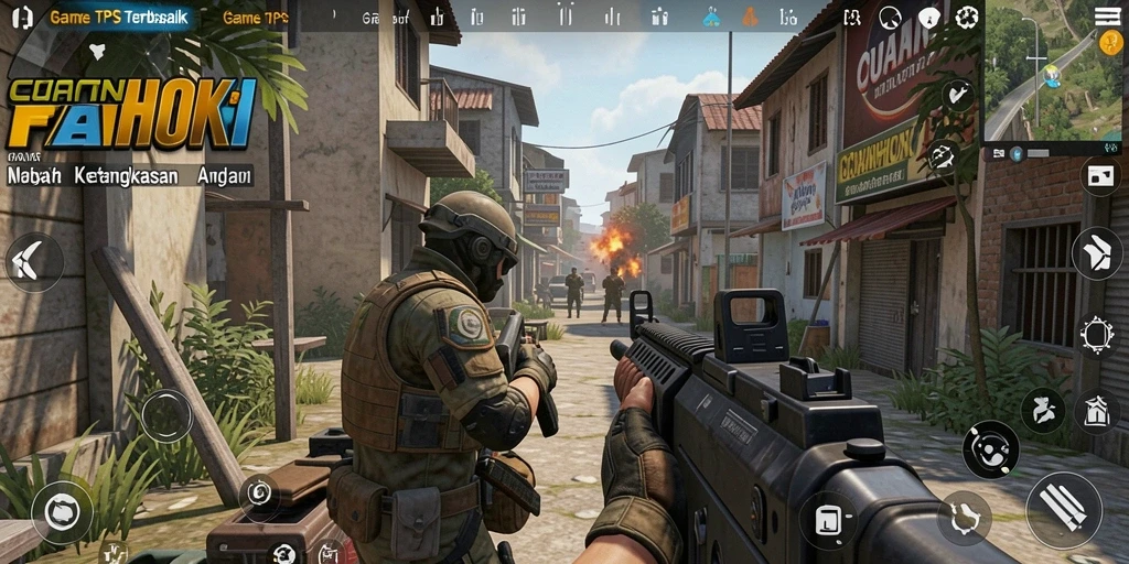 Tampilan gameplay seru dan mendebarkan di CUANHOKI.