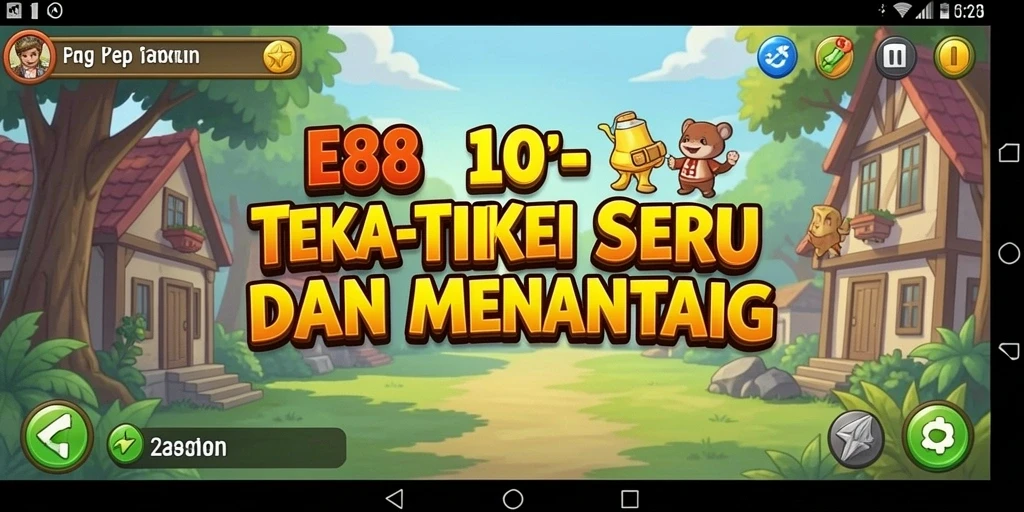 Screenshot utama E88 menampilkan gameplay puzzle yang menantang dan menarik.