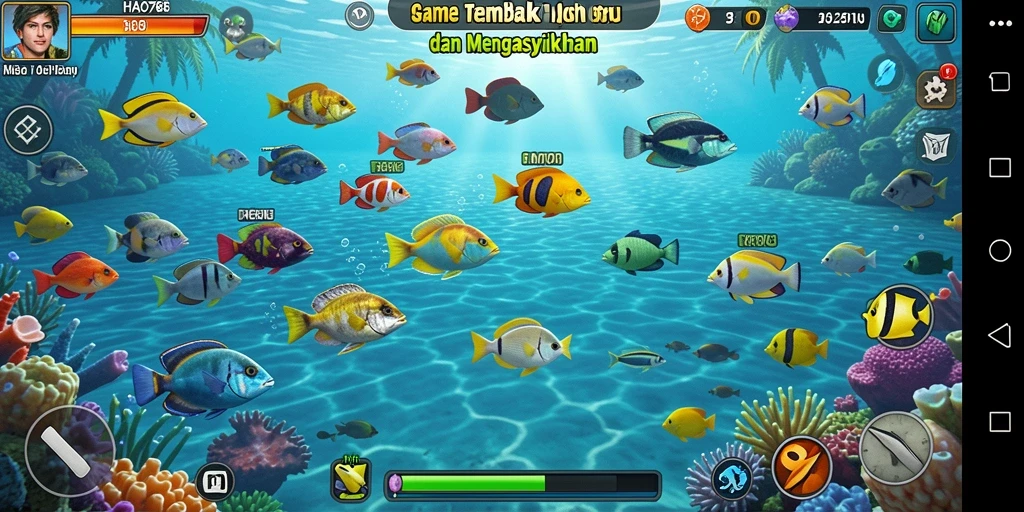 Tangkapan layar HAO788 menampilkan aksi seru dalam permainan Tembak Ikan.