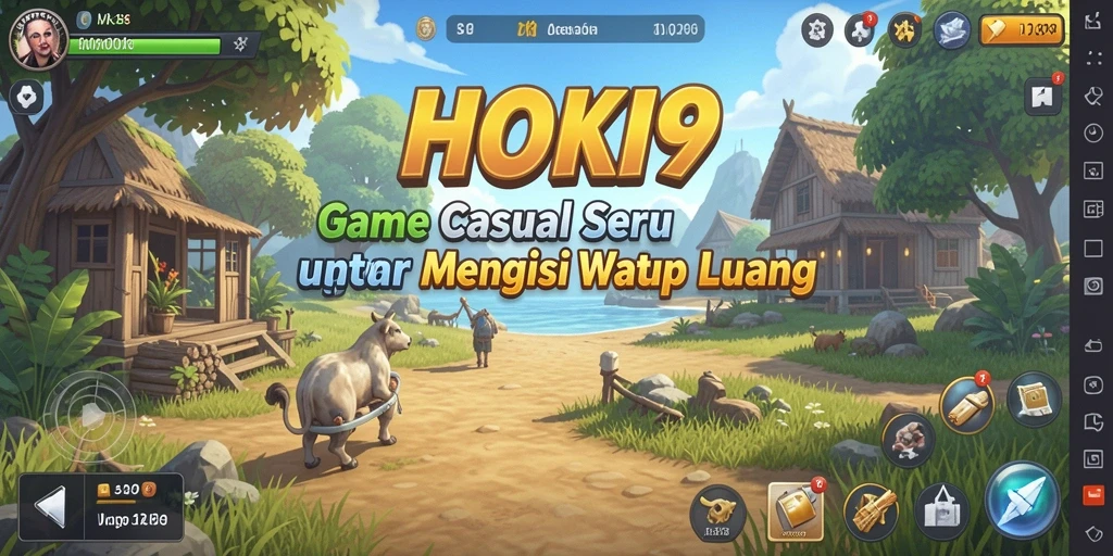 Screenshot HOKI9 menunjukkan gameplay yang menarik dan beragam mini permainan.
