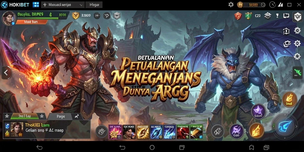 Tampilan gameplay HOKIBET yang mendebarkan dan penuh aksi.