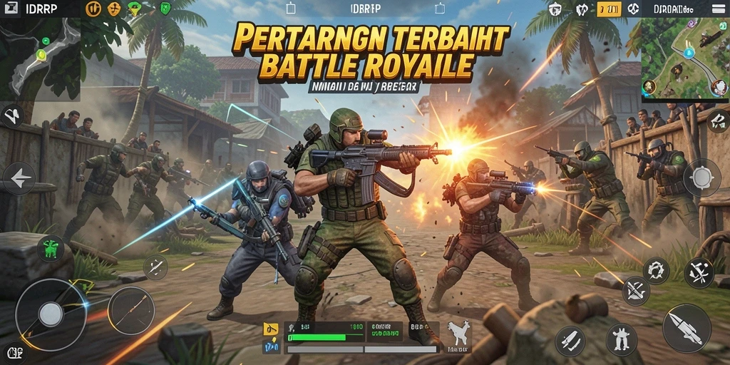 Gameplay mendebarkan di IDRRP dengan pertempuran intens.