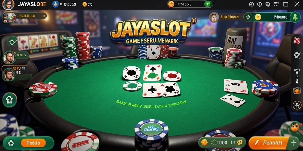 Tampilan gameplay JAYASLOT yang seru dan menantang di Poker.