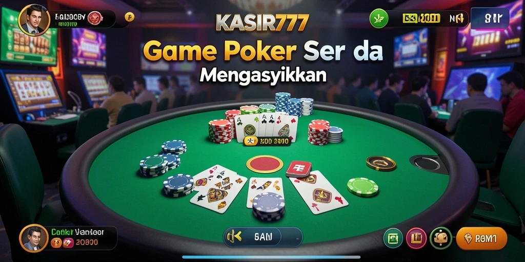 Screenshot menampilkan gameplay seru dalam KASIR777.