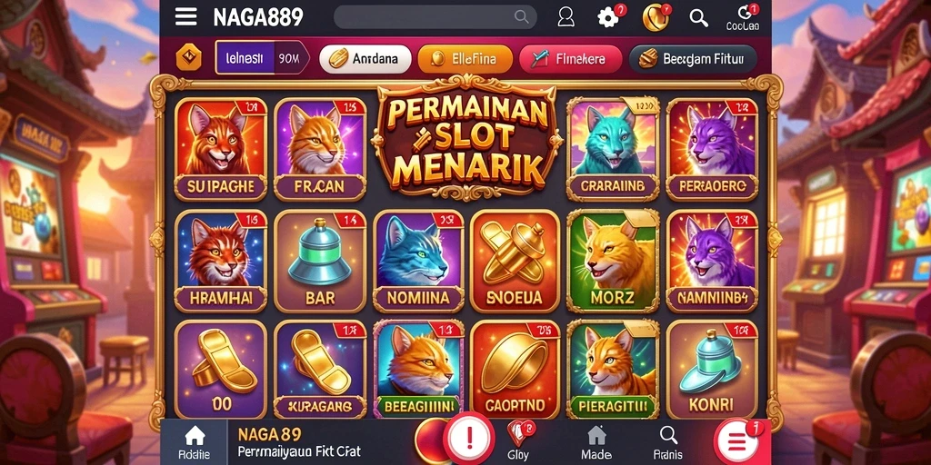 Screenshot gameplay NAGA889 menampilkan keseruan bermain slot.