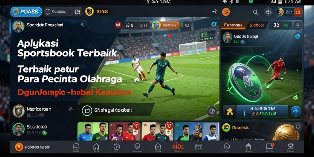 Tangkapan layar utama POA88 menampilkan dashboard taruhan olahraga yang menarik.