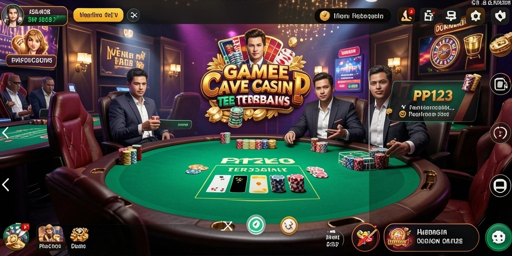 Tampilan gameplay Live Casino yang mengesankan di PP123.