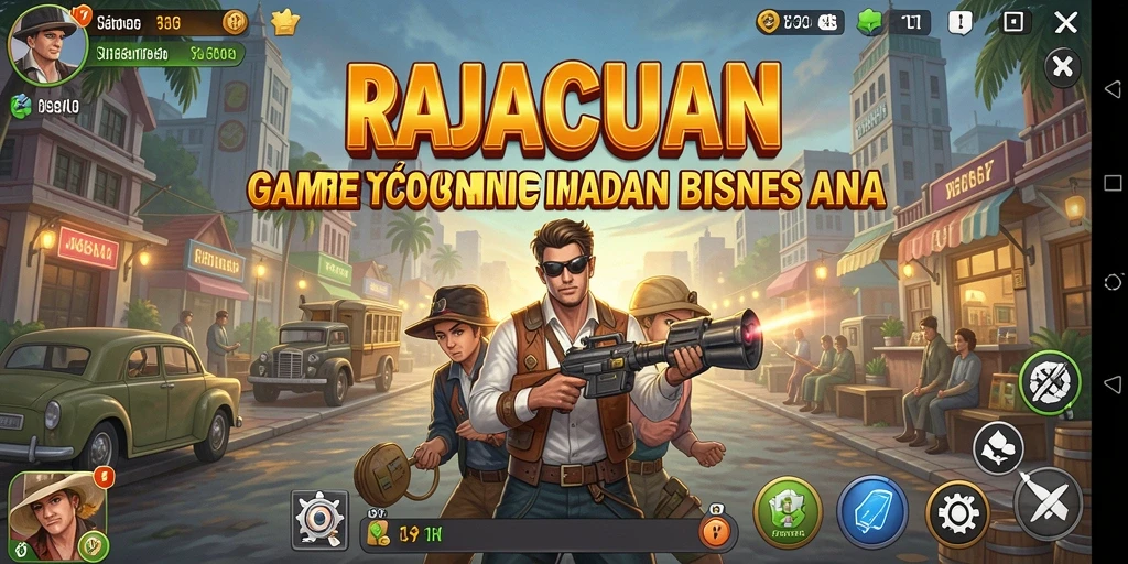 Tampilan gameplay RAJACUAN yang menarik dan menyenangkan.