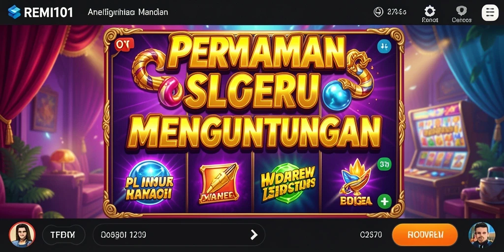 Screenshot REMI101 menampilkan gameplay Slot yang mendebarkan.