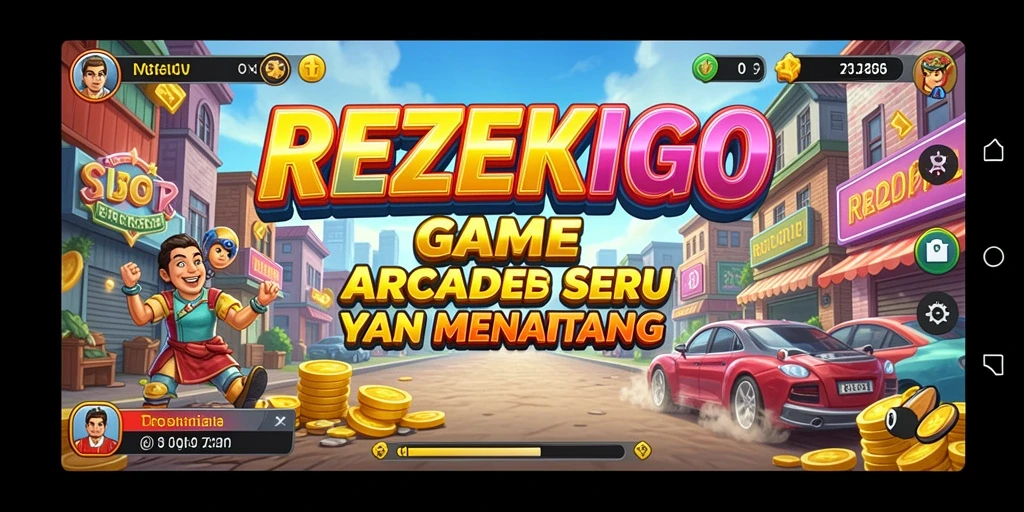 Gameplay seru dari REZEKIGO dengan rintangan menarik.