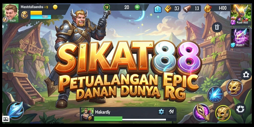 Tampilan gameplay SIKAT88 yang mendebarkan dalam petualangan RPG.