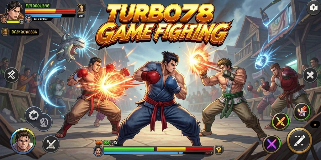 Gameplay TURBO78 yang mendebarkan dan penuh aksi fighting.